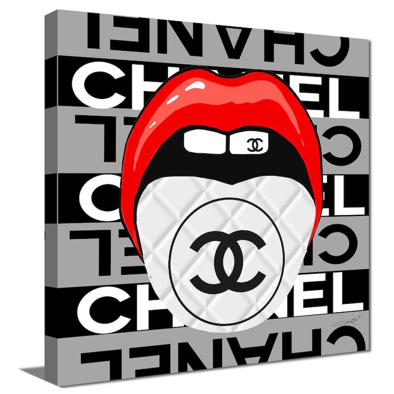 "C Tongue" by Jodi Print on Canvas