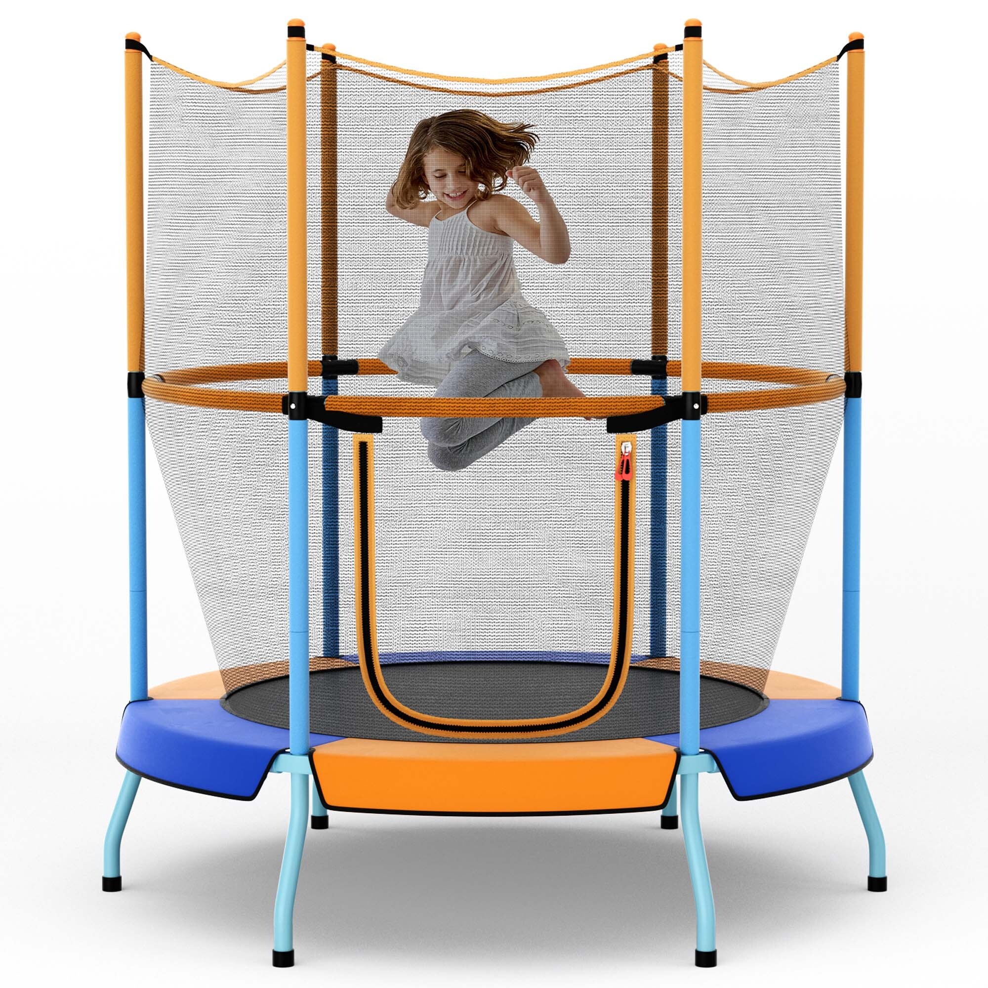 Costway 48" Toddler Trampoline for Kids with Safety Enclosure Net - See Details
