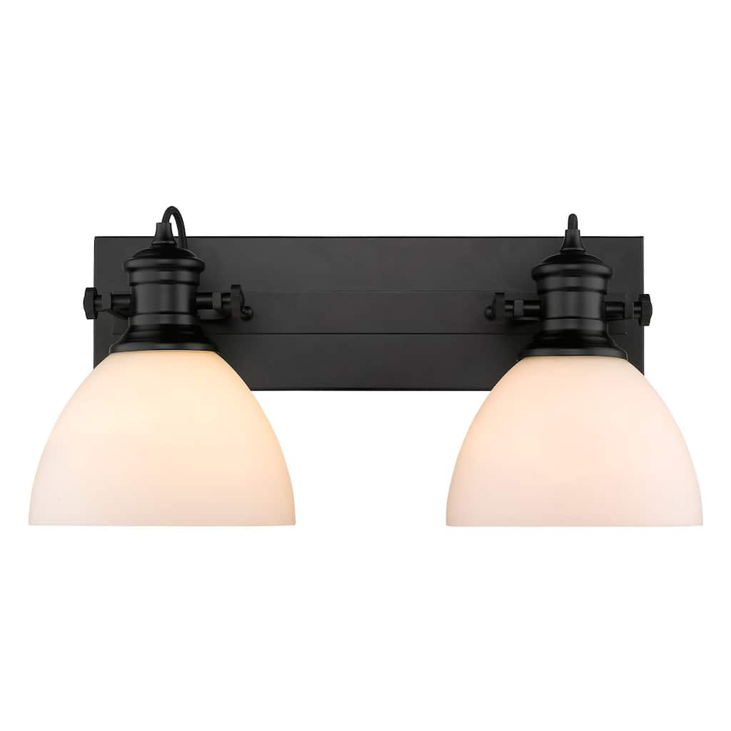 Golden Lighting Hines 2 Light 17-7/8" Wide Bathroom Vanity Light with