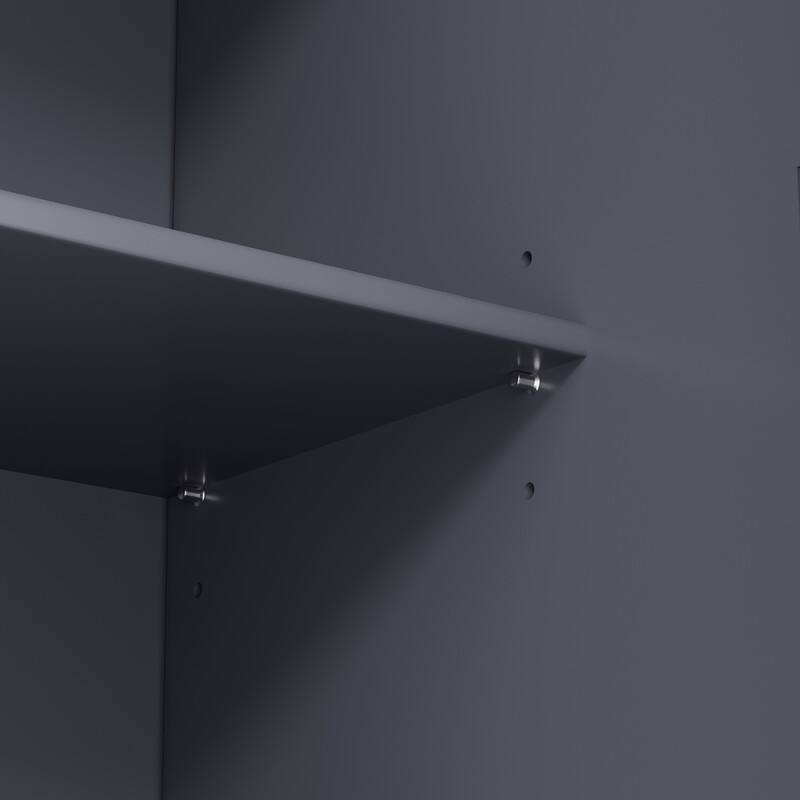 Farmhouse 77" Kitchen Pantry Storage Cabinet with Adjustable Shelves and Multiple Door Shelves