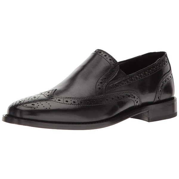 Nunn Bush Mens Norris Wingtip Double Gore Slip-On Loafer