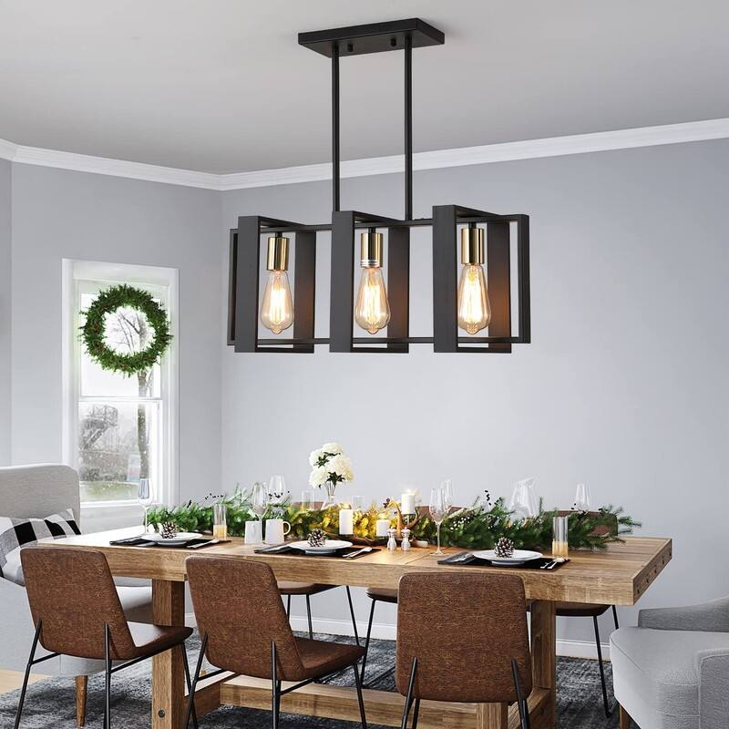 Kitchen Island Lighting Fixture, Dining Room 4 Lights Chandeliers