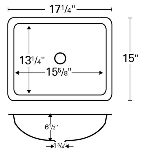 Karran Undermount Vanity 171/4 In. x 15 In. Sink Bed Bath & Beyond