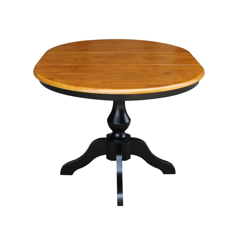 The Gray Barn Fairy Glen 36-in. Round Pedestal Table w/ 12-in. Leaf