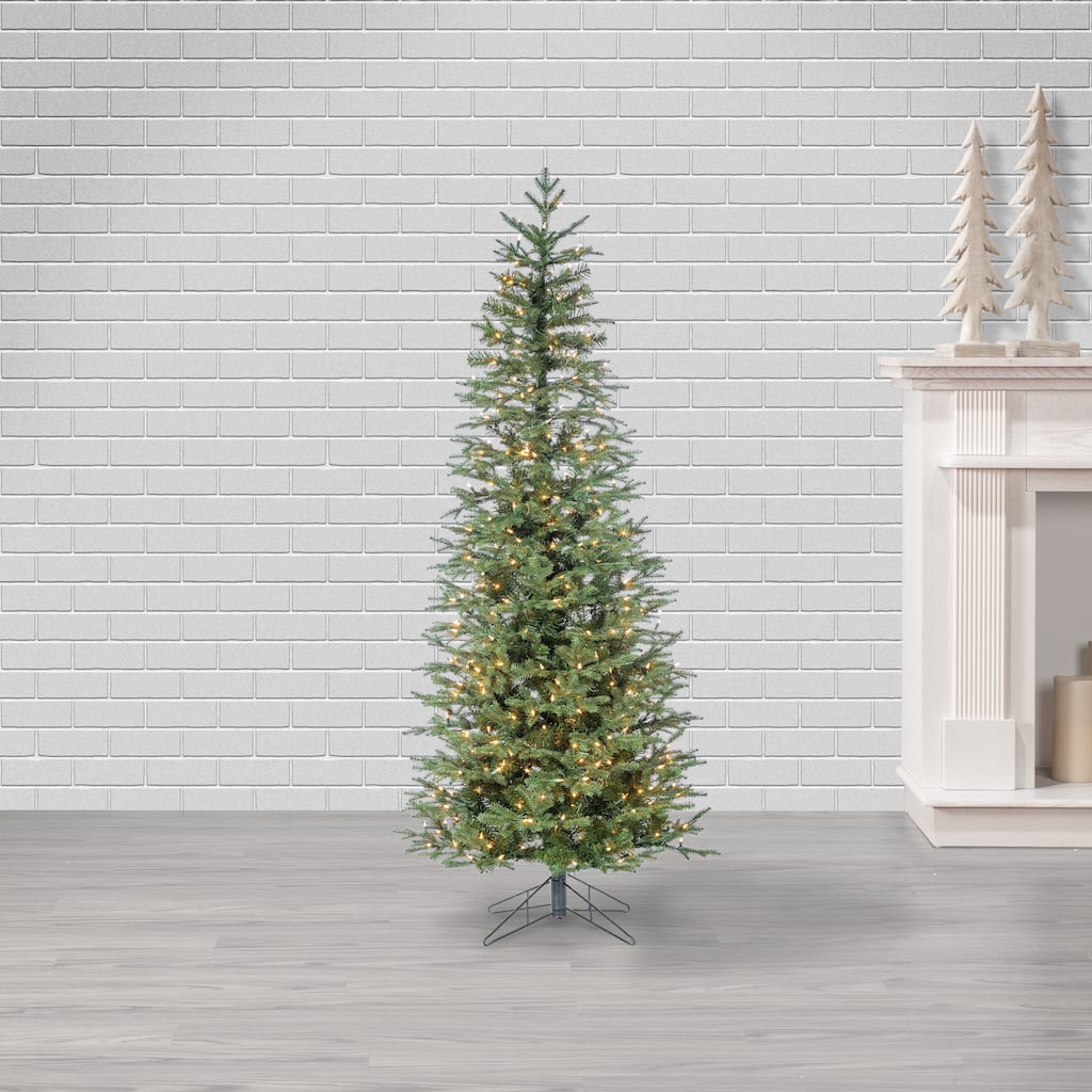4 ft. Pre Lit Clear UL Narrow Cut Jackson Pine Tree