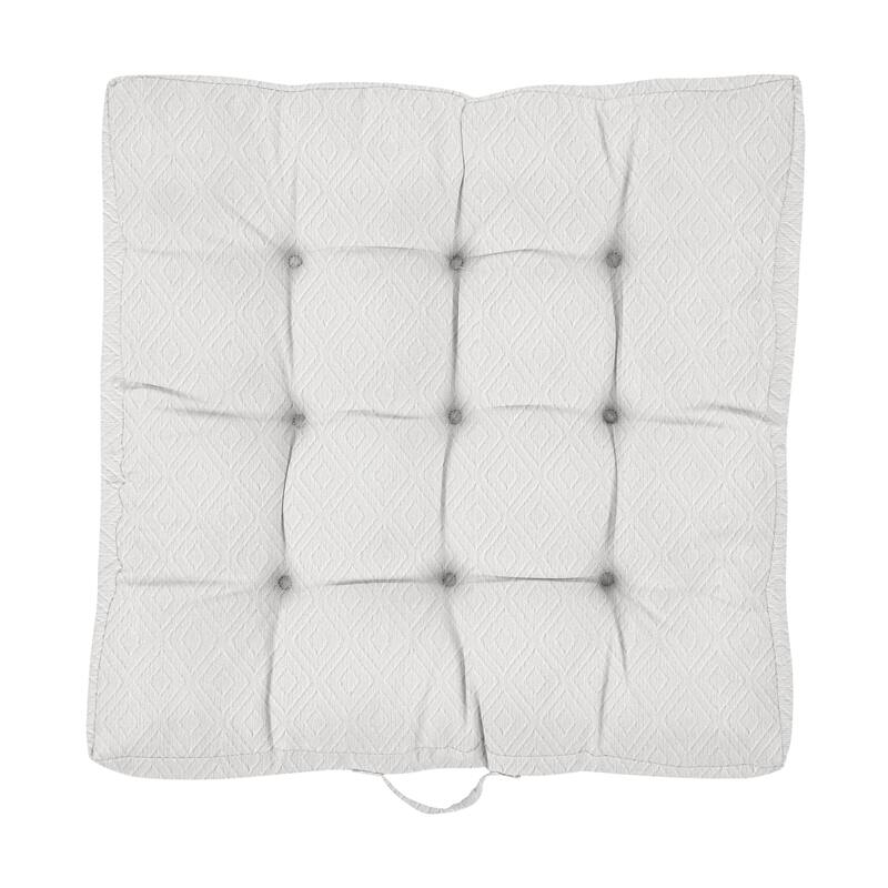Sorra Home Sunbrella Outdoor Tufted Floor Pillow Single