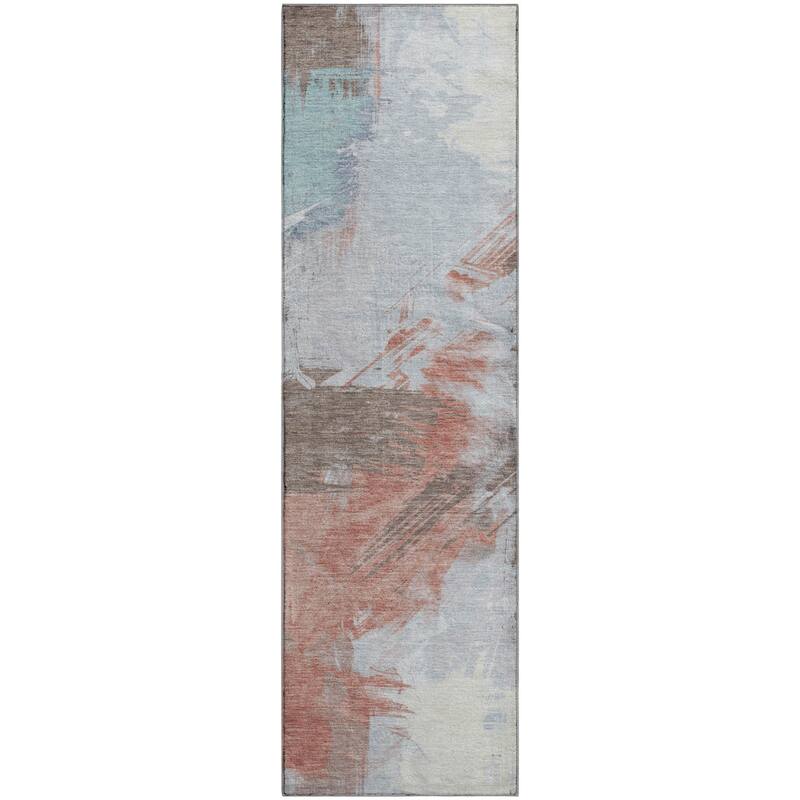 Premium Washable Super Soft Modern Brushstrokes Mayfield Rug