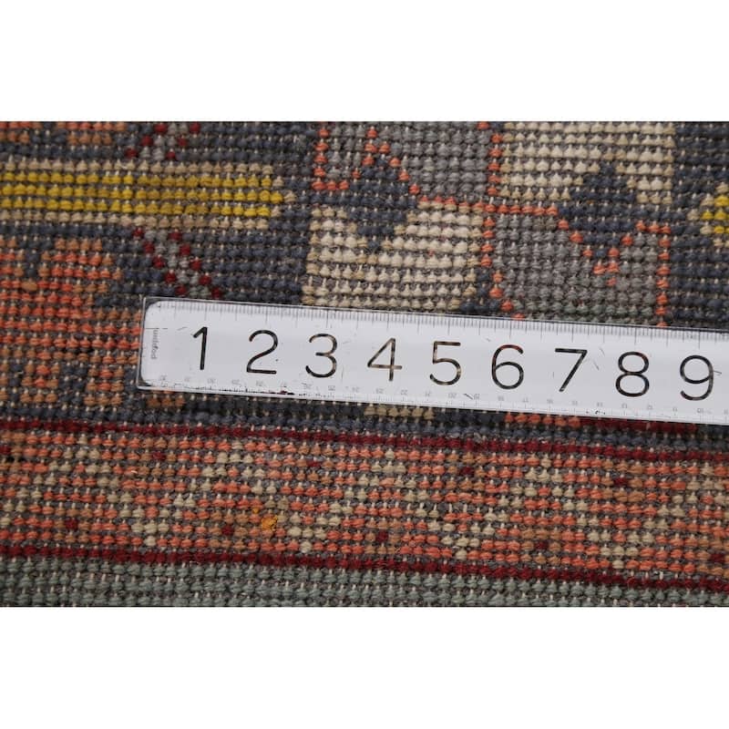 Geometric Heriz Serapi Oriental Area Rug Handmade Wool Carpet - 7'11"x 9'11"