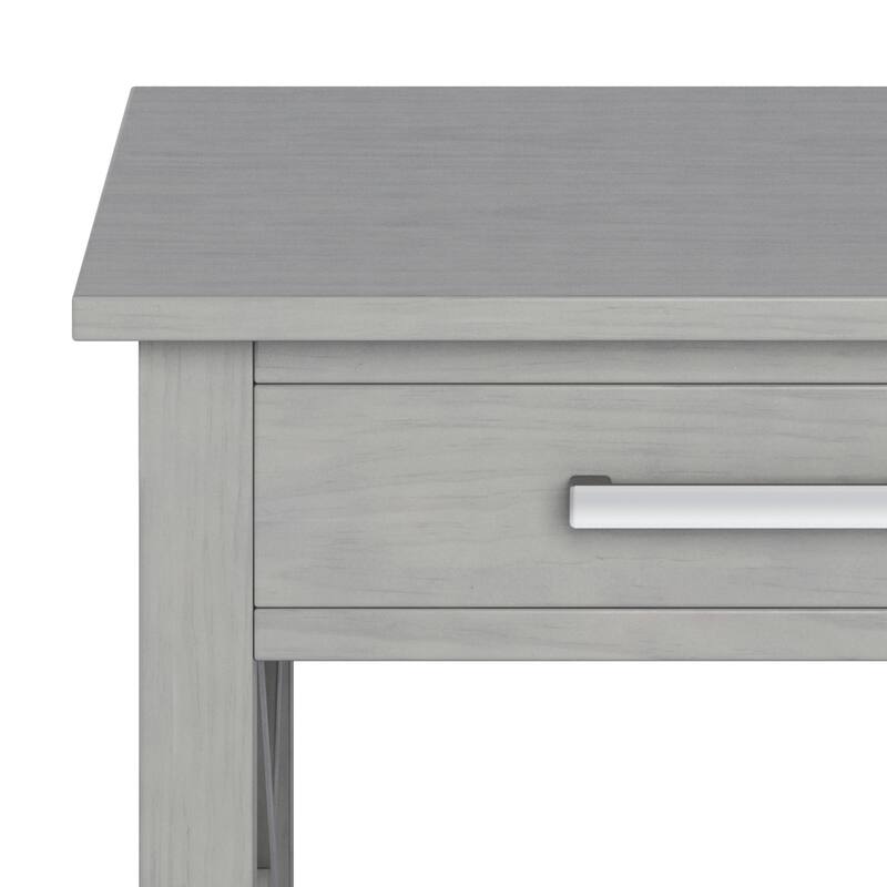 WYNDENHALL Waterloo SOLID WOOD 21 inch Wide Square Contemporary End Side Table - 21 inch Wide