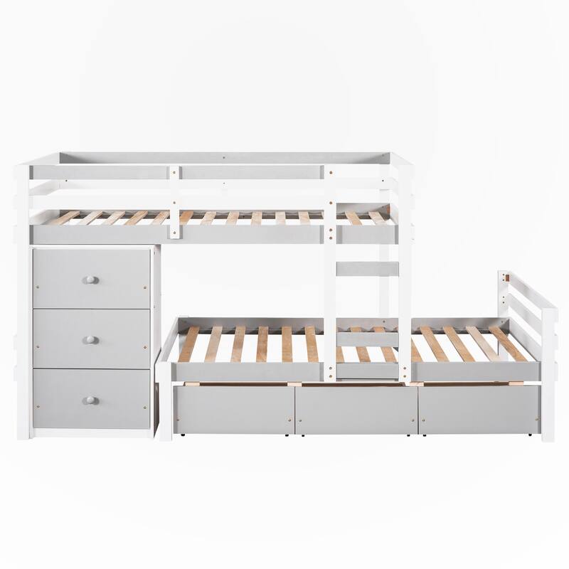 Twin over Twin Loft Bunk Bed