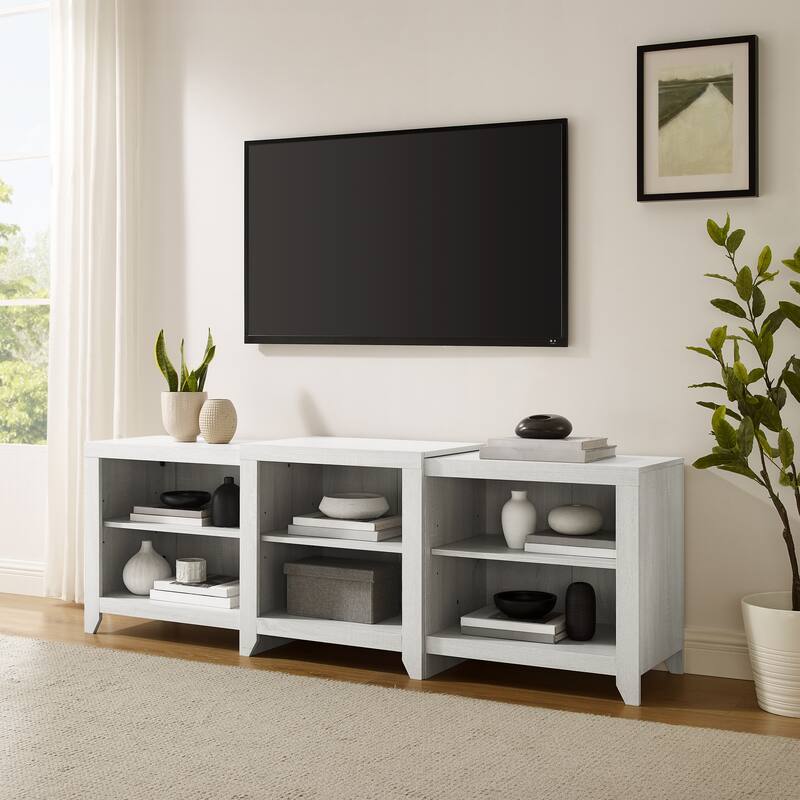 Crosley Ronin 69" Low Profile Tv Stand - Whitewash