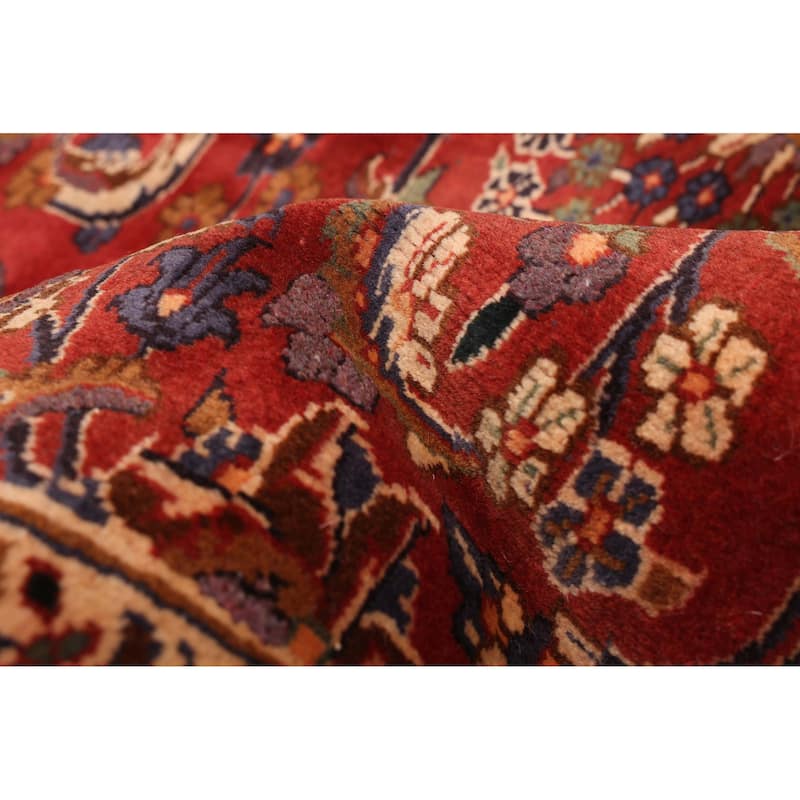 ECARPETGALLERY Hand-knotted Andelz Red Wool Rug - 4'9 x 8'2