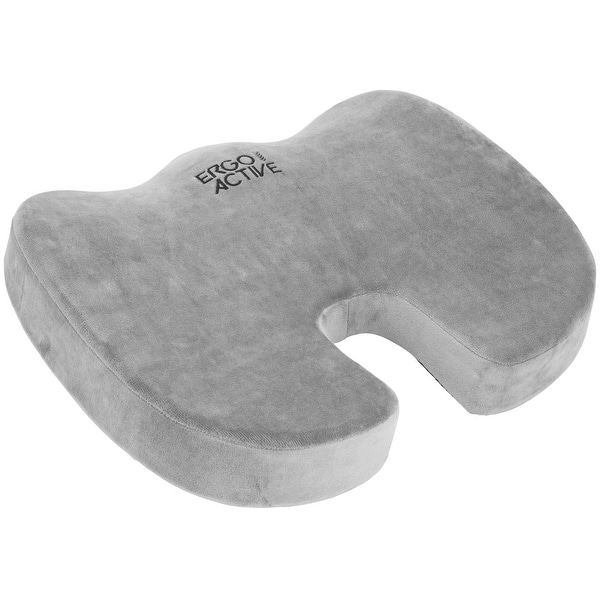 Gel Enhanced Seat Cushion - Non-Slip Orthopedic Gel & Memory Foam Coccyx  Cushion for Tailbone Pain - Office Chair Car Seat Cushion 
