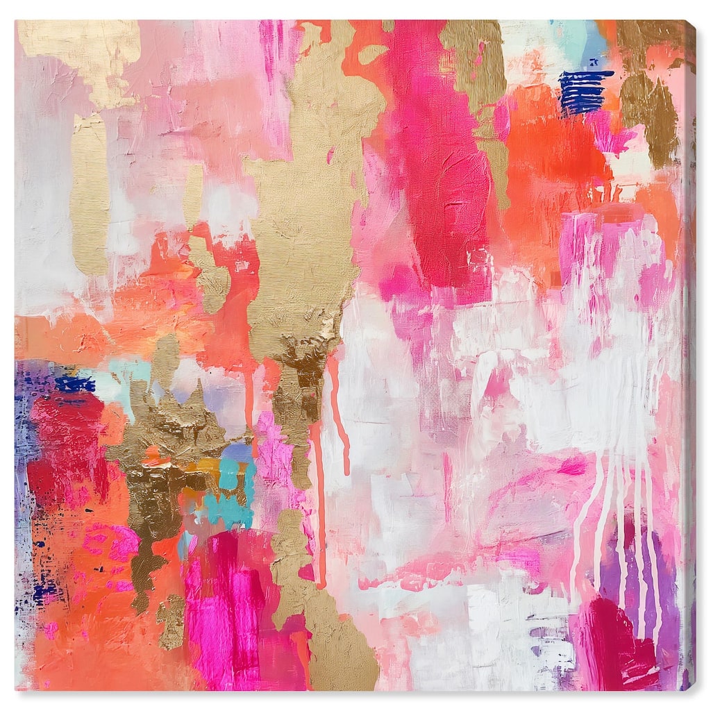 Exuberant Hues III Canvas by Art Remedy, Gallery Wrapped