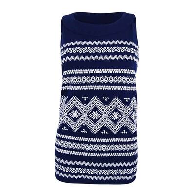 Charter Club Women's Sleeveless Embroidered Top