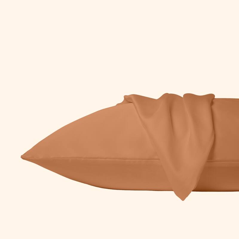 SHINE Good Morning Angel Satin Pillowcase 2-Piece Set to Elevate Your Back-to-School Dorm Style
