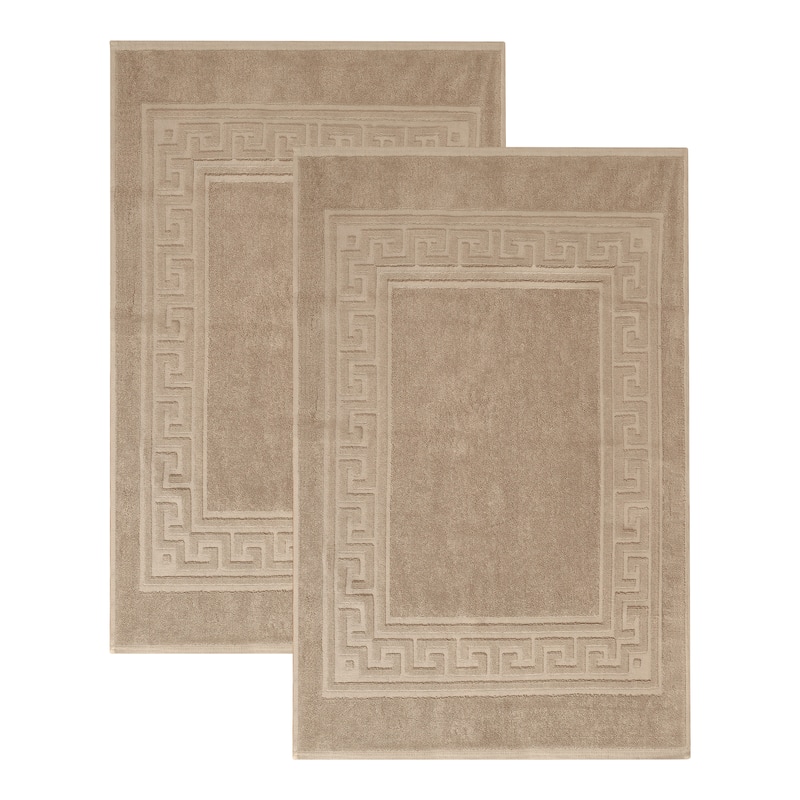 Superior Plush & Absorbent 900 GSM Cotton Bath Mat - (Set of 2)