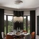 preview thumbnail 6 of 8, CurveCurio 15.7" Modern Luxury Hanging Light Elegance Crystal Pendant Chandelier - 15.7" * 15.7" * 7.9"