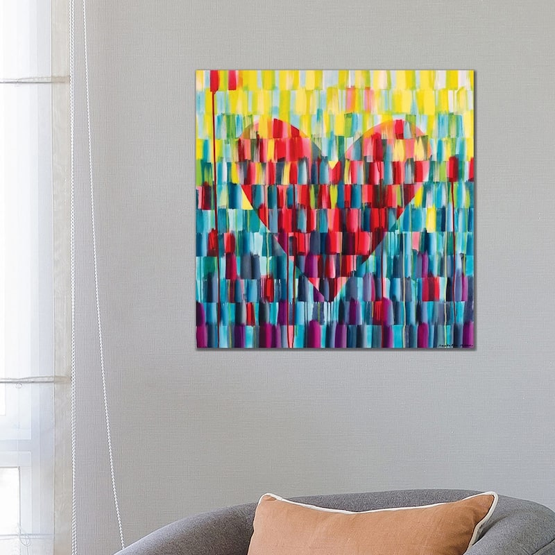 iCanvas "Big Love Heart" by Rashelle Roos Canvas Print - 26x26x1.5
