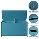 preview thumbnail 9 of 24, 29.9"×23.6" Kids Wooden Toy Box/Bench with Safety Hinged Lid