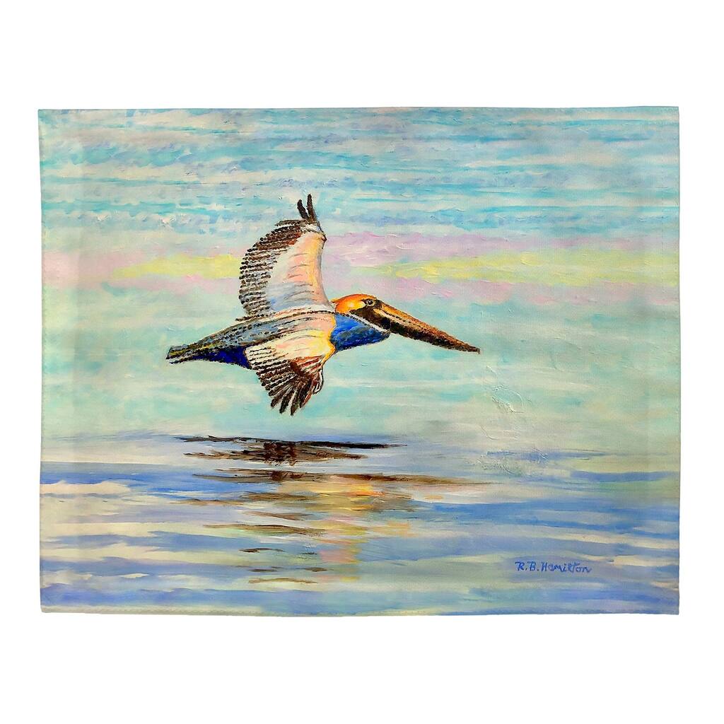 Gliding Pelican Place Mat Set of 4 - 14x18