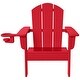 preview thumbnail 33 of 73, Laguna Kids Outdoor Poly Adirondack Chair with Cup Holder (Set of 2)