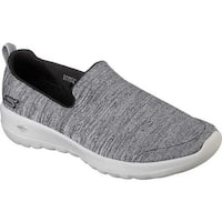 Skechers Women's GOwalk Joy Enchant Slip-On Walking Shoe Black/Gray