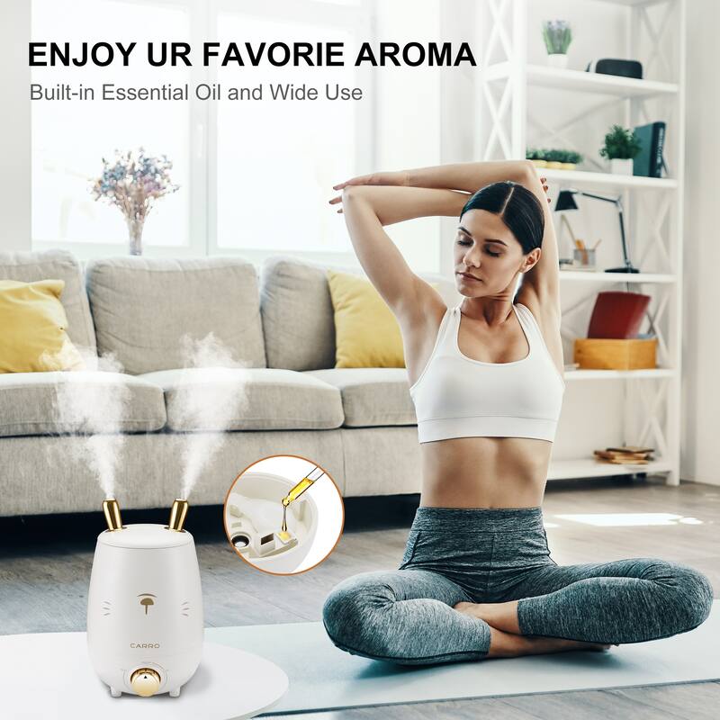 3L Top Fill Mist Humidifiers for Bedroom Middle Room