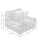preview thumbnail 40 of 190, Modern Modular Sectional Sofa Corduroy Chaise Lounges