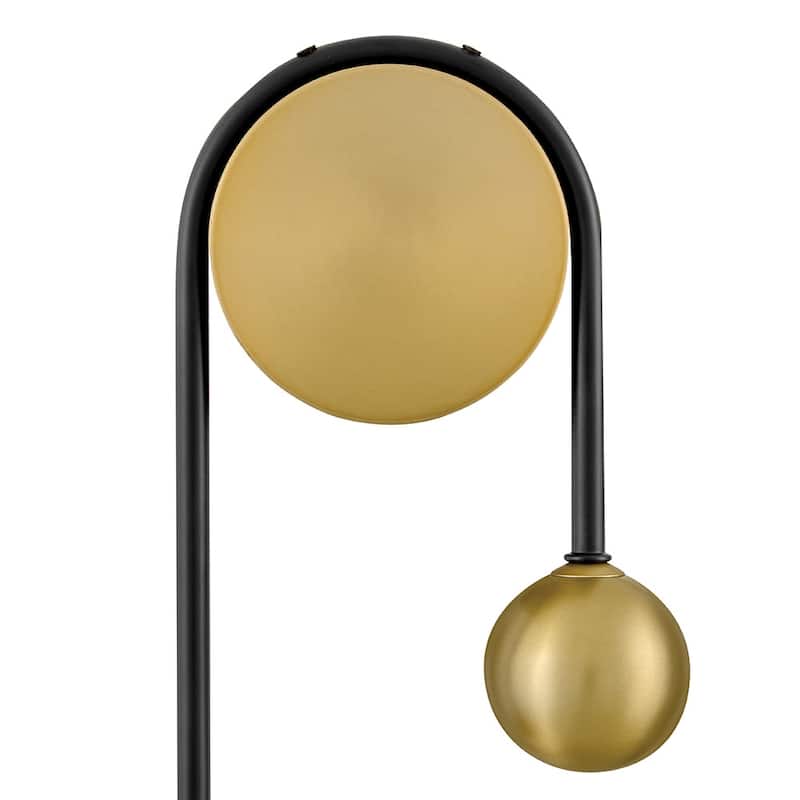 Lark 83570 Auggie 1 Light 18" Tall Wall Sconce with Etched Opal Glass