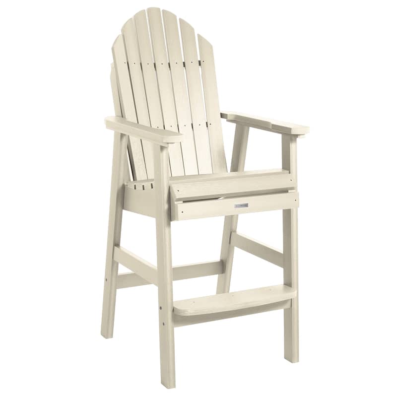 HIGHWOOD Hamilton Outdoor Bar Height Deck Chair - Whitewash