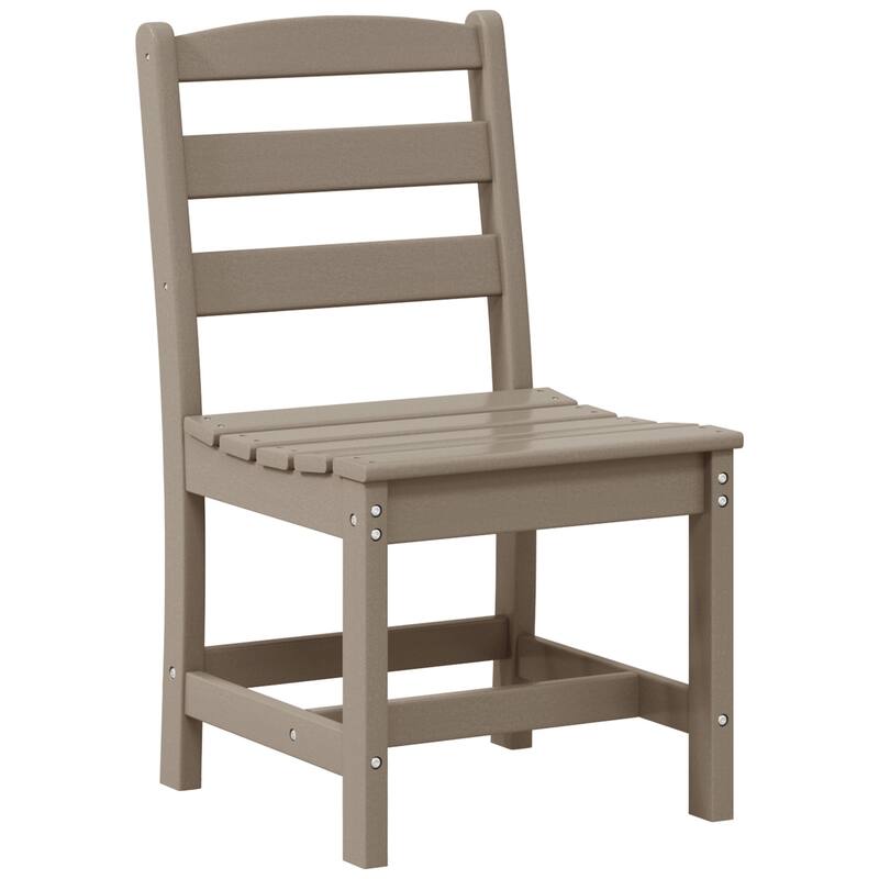 Shoreside Patio Dining Side Chair - Weathered Wood