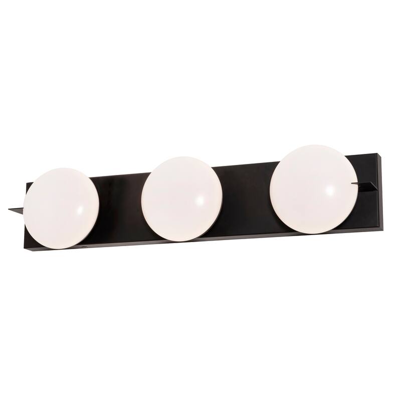 Gates 24" LED Vanity Light - 24"L x 4.5"Ext x 4.75"W x 4.5"H - 24"L x 4.5"Ext x 4.75"W x 4.5"H - Black