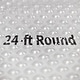 preview thumbnail 5 of 17, 12-mil Solar Blanket for Round 15-ft Above-Ground Pools - Clear 24-ft Round