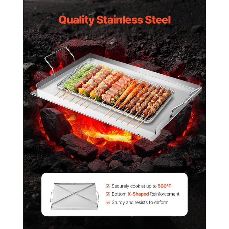 Flat Top Griddle Universal BBQ Grill Pan Cookware
