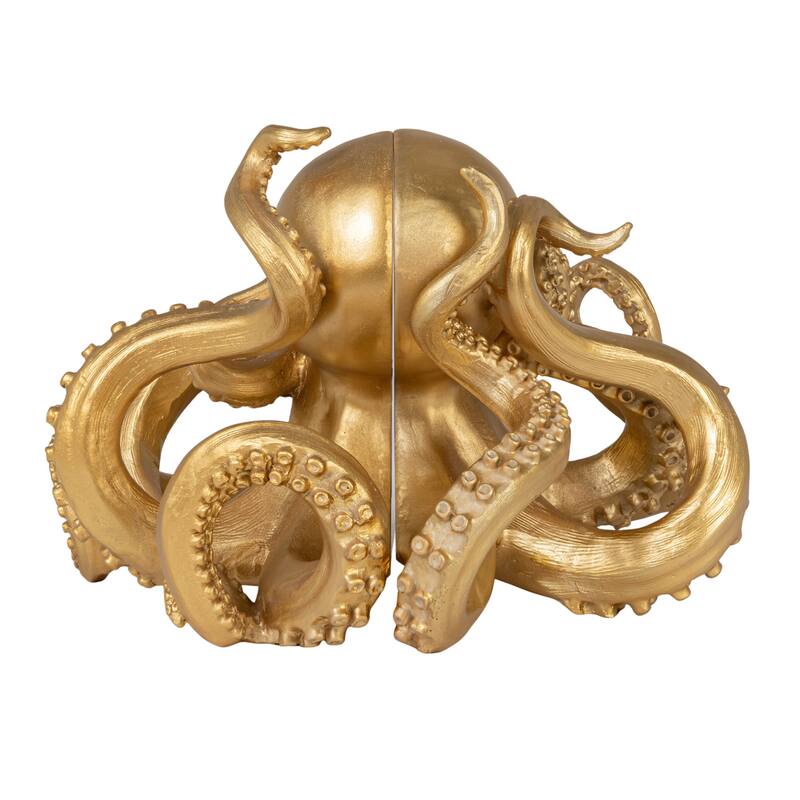 Decorative Resin Octopus Bookends