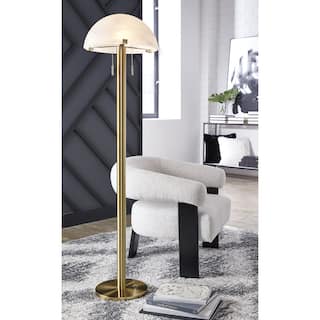 Signature Design by Ashley Tobbinsen Metallic Floor Lamp - 15.75" W x 15.75" D x 61.25" H