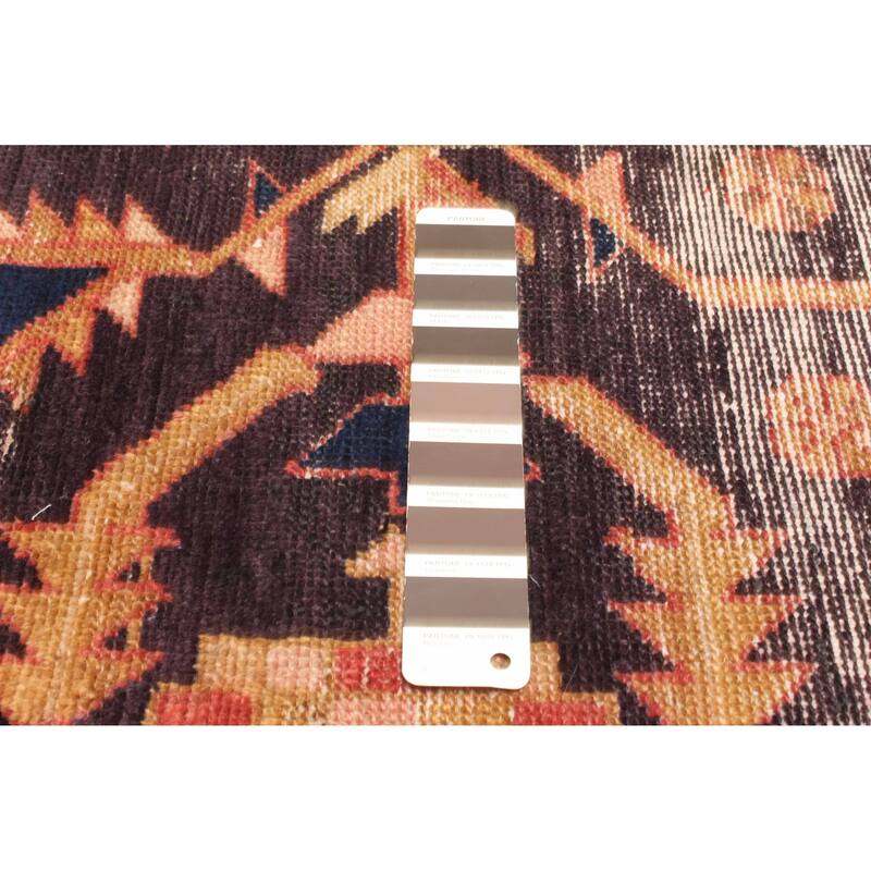 ECARPETGALLERY Hand-knotted Andelz Dark Brown Wool Rug - 4'2 x 6'11