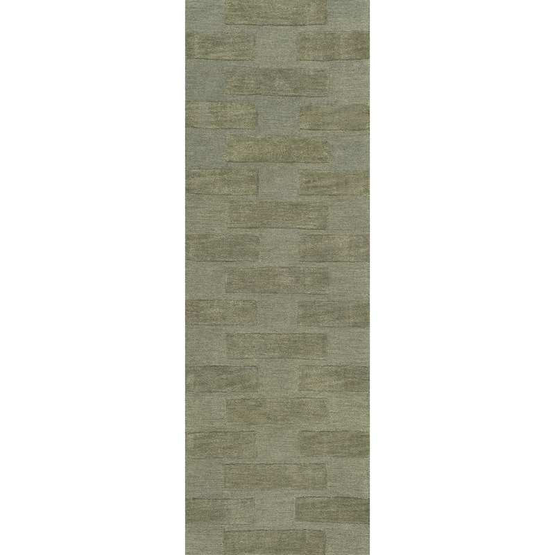 Remy Crosshatch Wool Area Rug