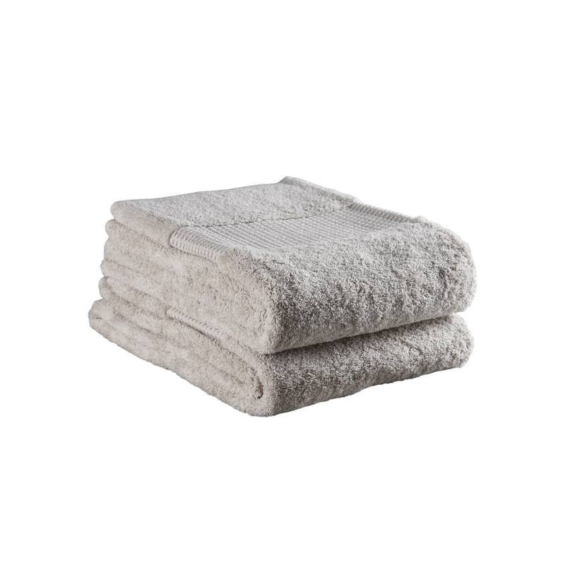 HomeRoots Set of Two Beige Cotton 13" X 13" Quick Dry Terry Cloth Washcloths - 13.00' X '13.00' X '1.00