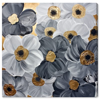 Art Remedy Fields And Fields Gallery Wrapped Floral Fine 1 Piece Canvas Wall Art