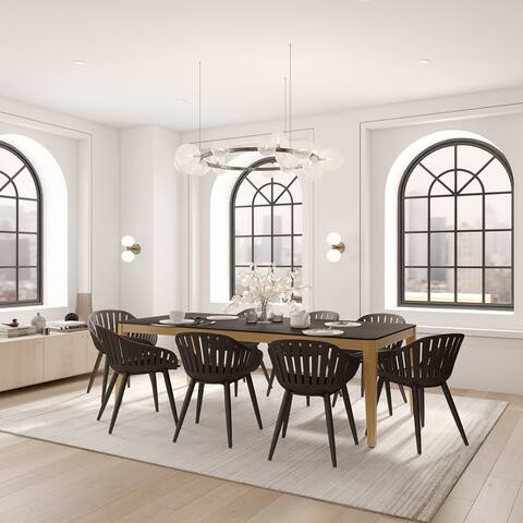 Midtown Concept 9pc Indoor Lother Dining Set