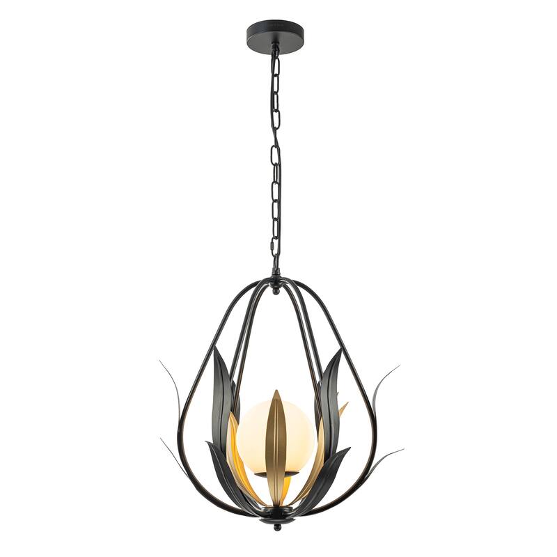Elora 1-Light Kitchen Pendant Light for Foyer and Entryways - 10 In.Wide
