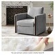preview thumbnail 33 of 35, HULALA HOME Taresa Modern Barrel-Shaped Rotatable chair
