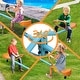 preview thumbnail 4 of 6, Outdoor Kids Spinning Seesaw Sit and Spin Teeter Totter