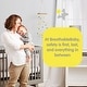 preview thumbnail 2 of 9, BreathableBaby Breathable Mesh Liner for Full-Size Cribs, Deluxe 4mm Mesh (Size 4FS Covers 3 or 4 Sides) - N/A