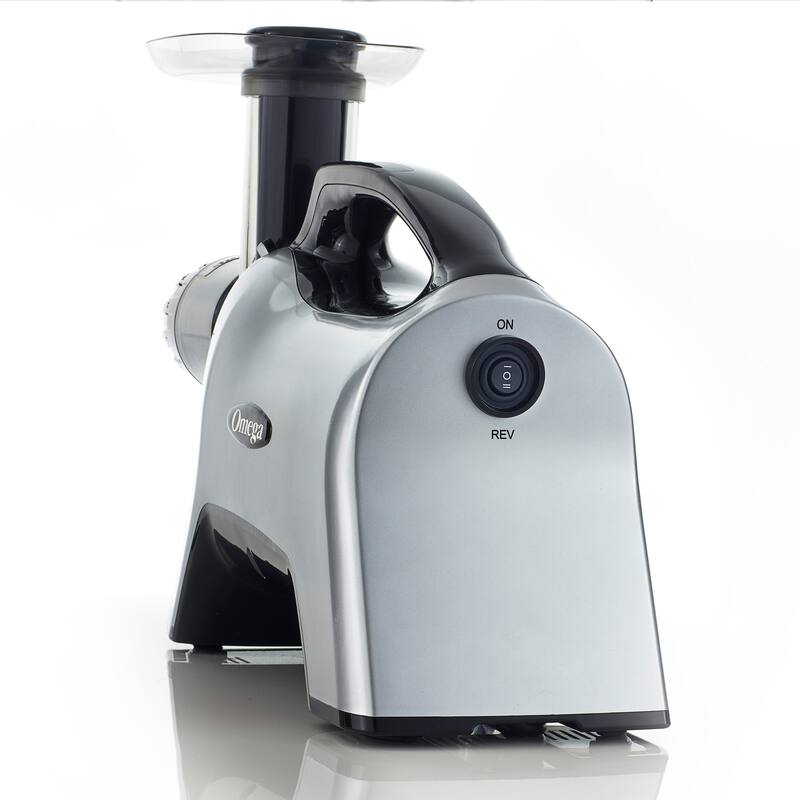 Omega Cold Press Masticating Horizontal Juicer with Nutrition System, 200W Low-Speed 3-Stage Augur