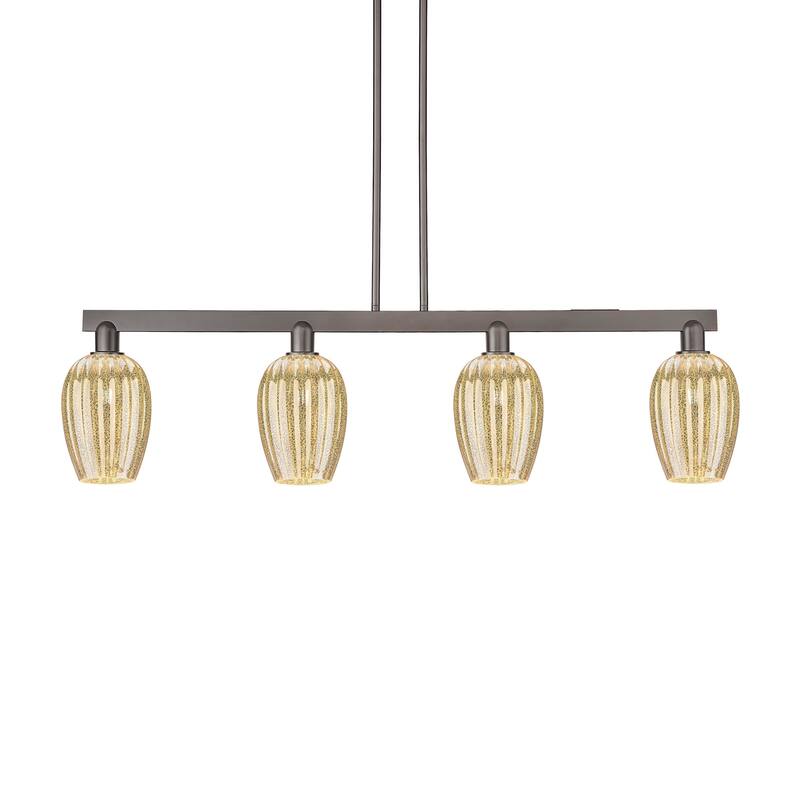 Innovations Lighting 716-4I-13-48 Preston Linear Preston 4 Light 48" - Oil Rubbed Bronze / Mercury