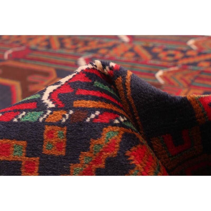 ECARPETGALLERY Hand-knotted Teimani Navy Wool Rug - 3'6 x 6'9
