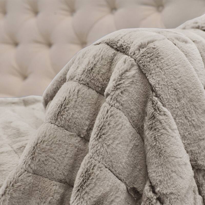 Solid Color SuperMink FauxFur Throw